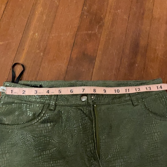 Fabulous green genuine leather jeans! - Picture 8 of 8